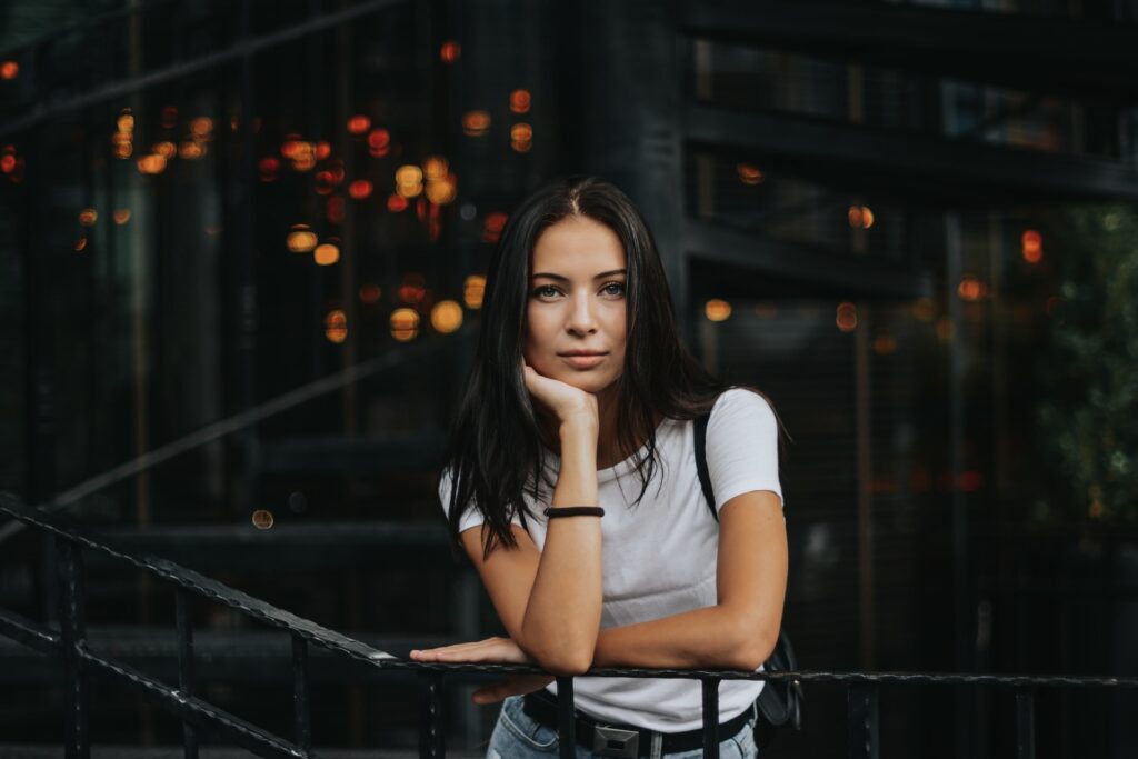 Woman Wondering