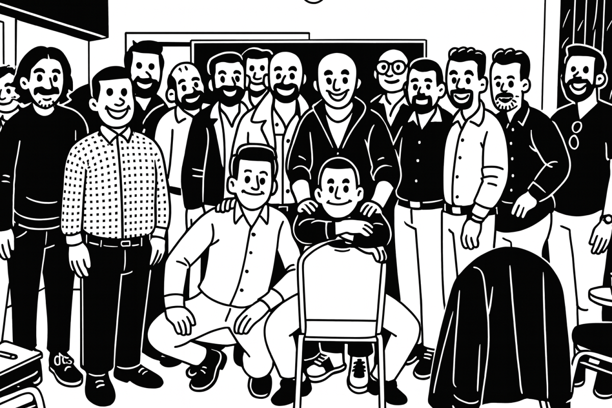 gentlemenonly group cartoon